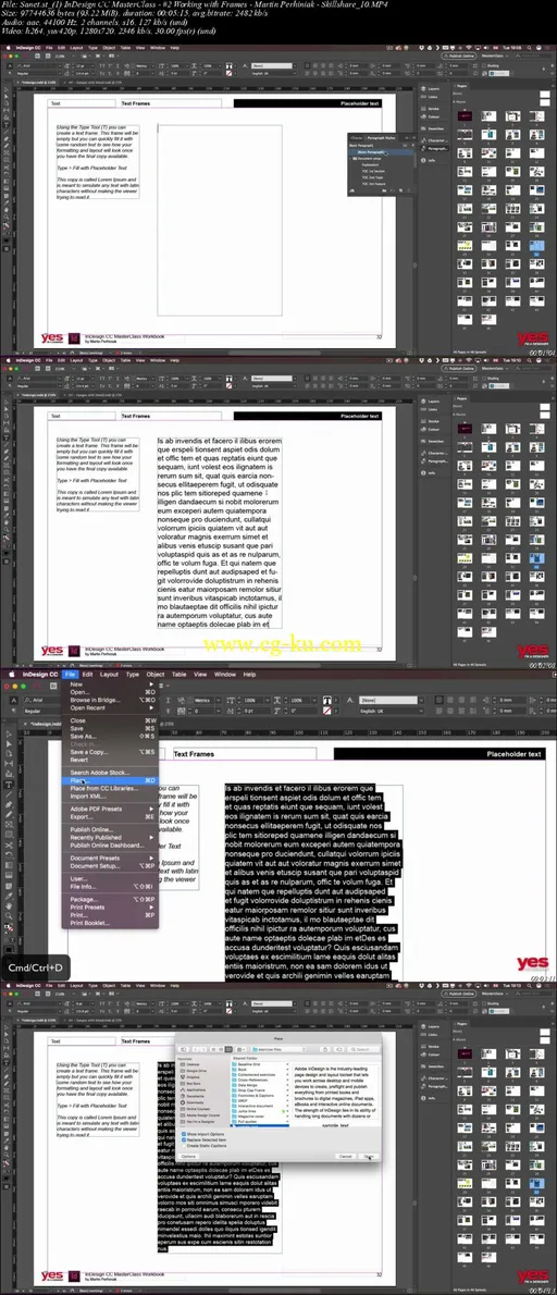 InDesign CC MasterClass – #2 Working with Frames的图片2