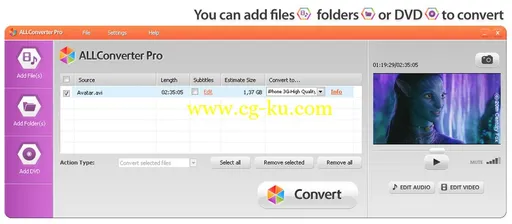 ALLConverter Pro 2.3.1 Multilingual + Portable的图片1