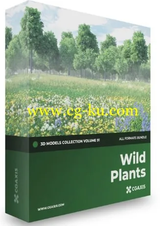 CGAxis Wild Plants 3D Models Collection Volume 91的图片1