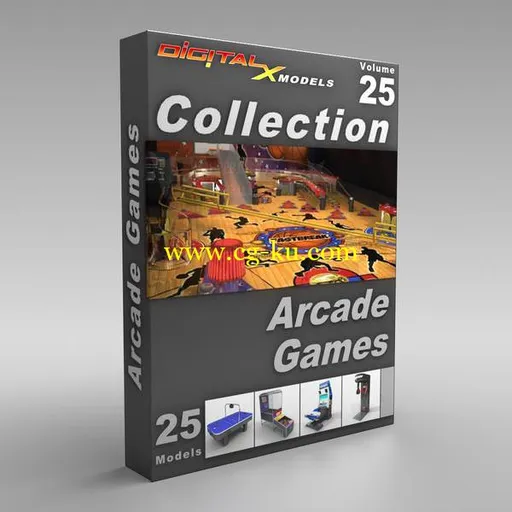 DigitalXModels – 3D Model Collection – Volume 25: ARCADE GAMES的图片1