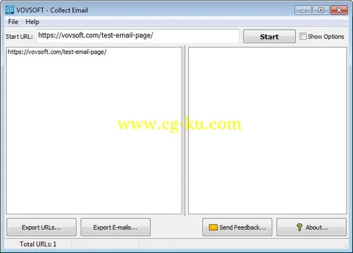 VovSoft Collect Email 2.8 + Portable的图片1