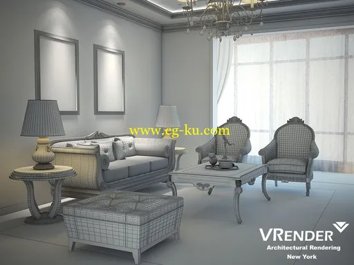 Vray Interior Lighting的图片1