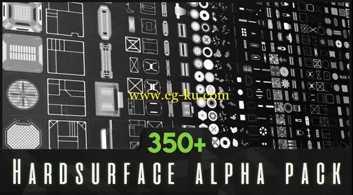 ArtStation Marketplace – 350+ Hardsurface Alpha Pack的图片1