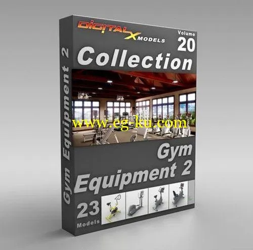 DigitalXModels – Volume 20: GYM EQUIPMENT 2的图片1