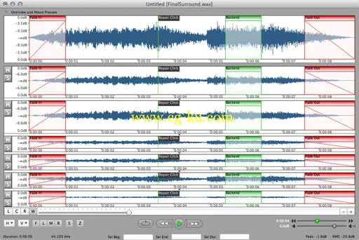 Monkey Tools Sound Grinder Pro 2.1.3 MacOSX的图片1