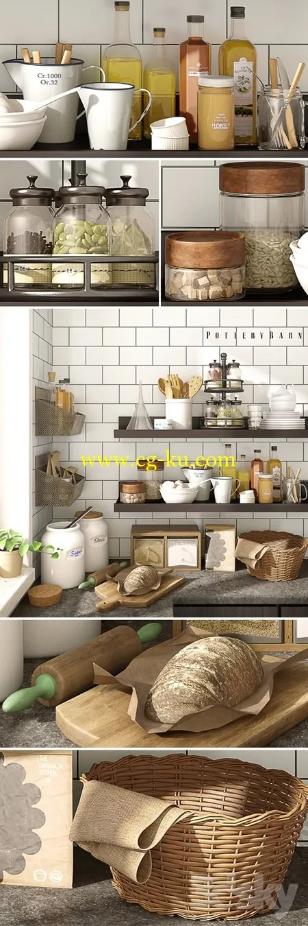 Kitchen set Pottery Barn 03的图片1