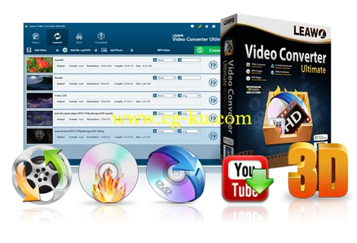 Leawo Video Converter Ultimate 8.0.0.0 Multilingual的图片1