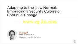 Adapting to the New Normal: Embracing a Security Culture of Continual Change的图片1