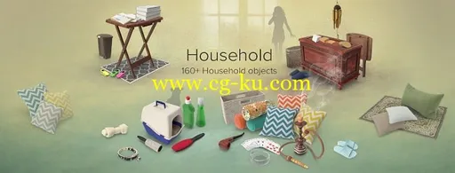 PixelSquid – Household Collection的图片1