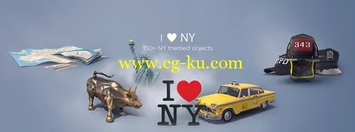 PixelSquid – I Love NY Collection的图片1