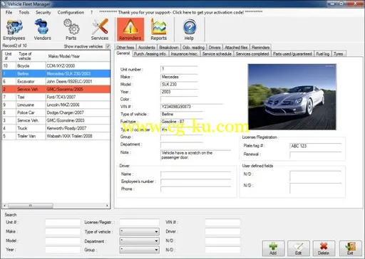 Vinitysoft Vehicle Fleet Manager 4.0.6810.17504的图片1