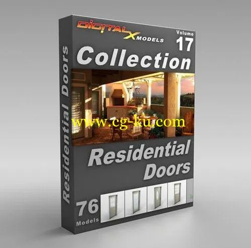 DigitalXModels – Volume 17: RESIDENTIAL DOORS的图片1