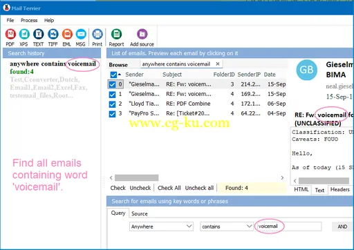 CoolUtils Mail Terrier 1.1.0.18 Multilingual的图片1