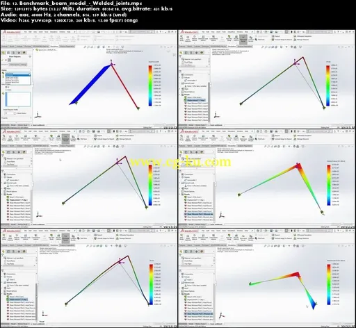 SOLIDWORKS: Shell and Beam Modeling in FEA的图片5