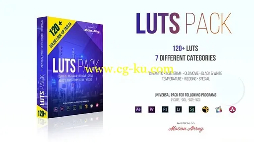 120+ LUTs Pack (Color Grading)的图片1