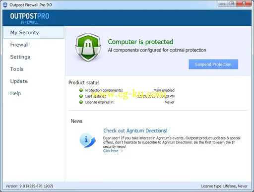 Outpost Firewall Pro 9.3.4934.708.2079 Multilingual x86/x64的图片1