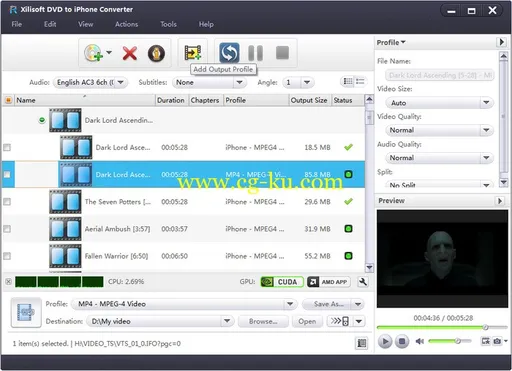 Xilisoft DVD to iPhone Converter 7.8.23 Multilingual的图片1