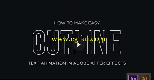 Skillshare – Easy Outline Text Animation in Adobe After Effects的图片1