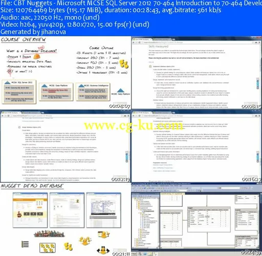 CBT Nuggets – Microsoft MCSE SQL Server 2012 70-464的图片2