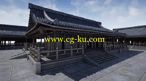 Cubebrush – Asian Temple – UE4的图片1