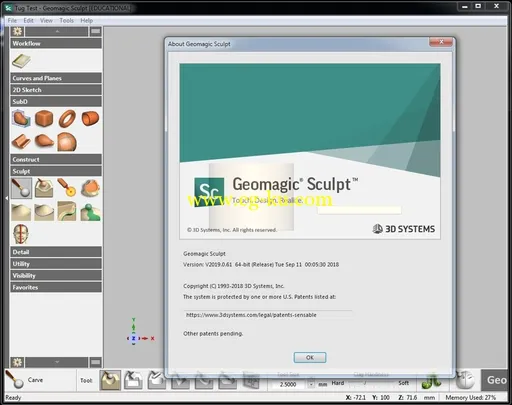 Geomagic Sculpt 2019.0.61 x64的图片2