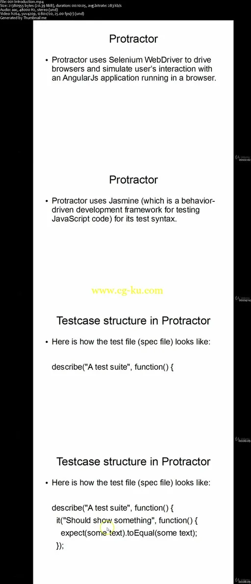 Protractor Testing Framework : Learn from Scratch的图片1