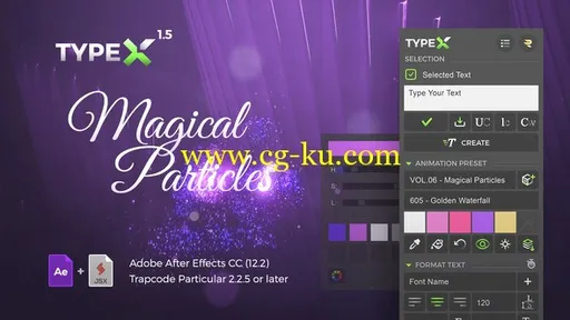 Videohive – TypeX – Text Animation Tool | Magical Particles Pack: Handwritten Calligraphy Titles V1.5的图片1