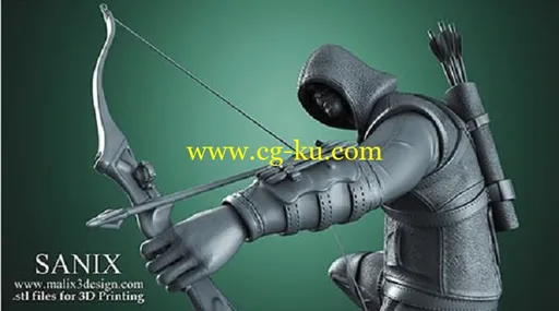 Cubebrush – Arrow – 3D Print Model的图片1