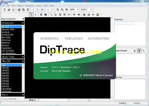 DipTrace 3.2.0.1 x86/x64 Multilingual + 3D Libraries, All Pattern, All Components, Tutorial的图片1