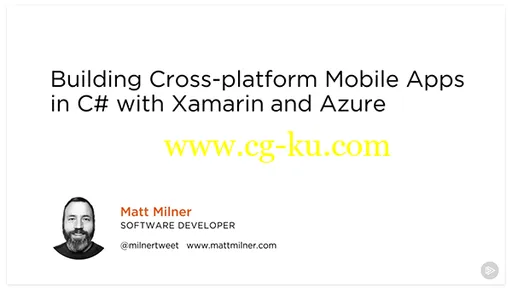 Building Cross-platform Mobile Apps in C# with Xamarin and Azure的图片3