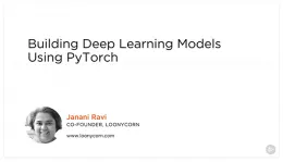 Building Deep Learning Models Using PyTorch的图片1