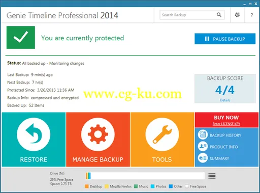 Genie Timeline Home / Pro / Server  2014 5.0.1.100 Multilingual的图片1