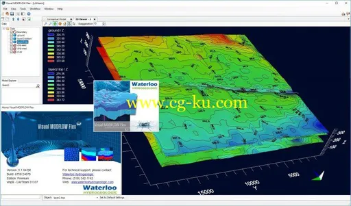 Schlumberger Waterloo Hydrogeologic Visual MODFLOW Flex 5.1的图片3