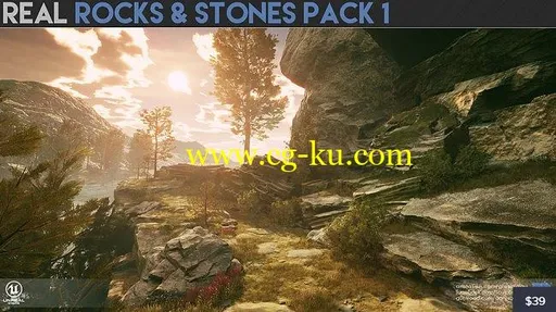 Cubebrush – Real Rocks and Stones pack I的图片1