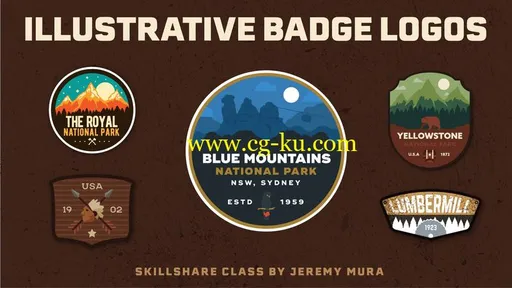 Skillshare – Logo Design: Adventurous Illustrative Badges的图片1