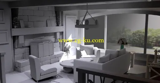 Modeling Interiors in Maya的图片1