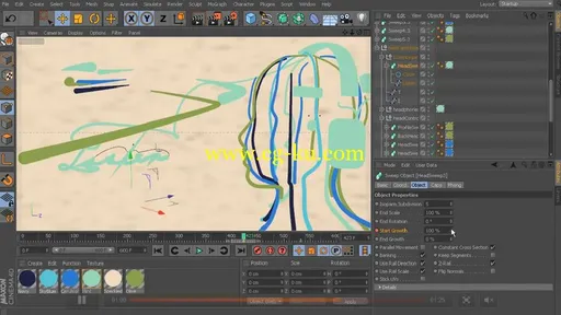 2D Styled 3D Motion Graphics in CINEMA 4D and After Effects的图片2