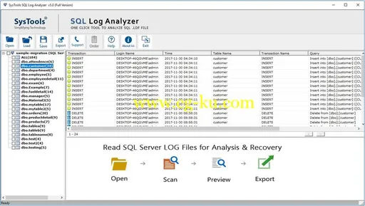 SysTools SQL Log Analyzer 6.0的图片1