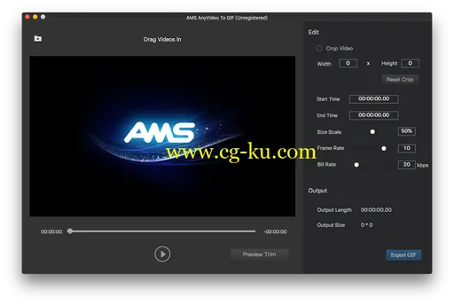 AMS Any Video To Gif 2.0.0 MacOS的图片1