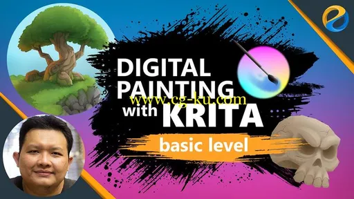 Skillshare – Digital Painting With Krita : Basic Level的图片1