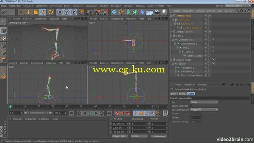 Charakter-Templates für CINEMA 4D Das Charakter-Objekt mit eigenen Rigs nutzen的图片3