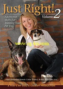 Just Right! Volume 2 DVD – A Step-By-Step Guide to Remote Collar Dog Training的图片1