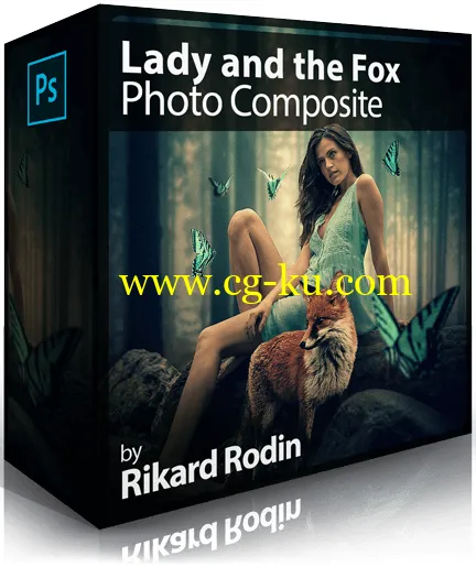 Lady and the Fox Photo Composite的图片1