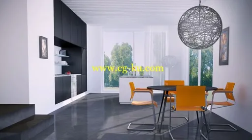 Creating a Modern-Style Interior Scene in CINEMA 4D and V-Ray的图片1