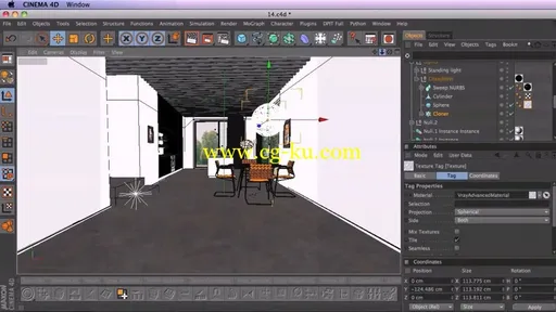 Creating a Modern-Style Interior Scene in CINEMA 4D and V-Ray的图片2