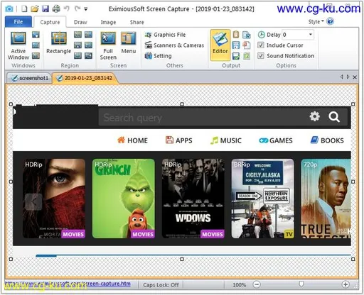 EximiousSoft Screen Capture 2.10的图片1