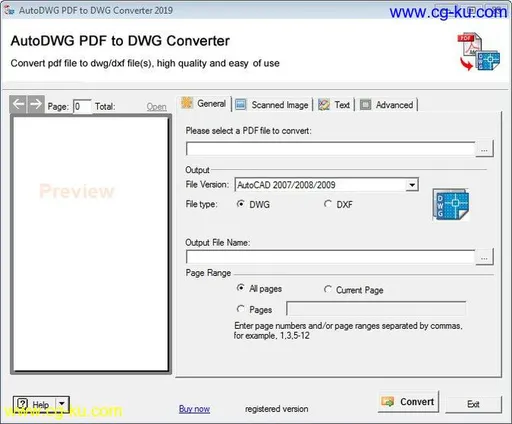 AutoDWG PDF to DWG Converter Pro 2019 3.9.1的图片1