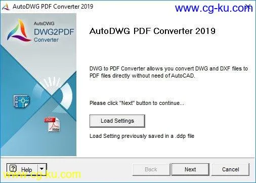 AutoDWG DWG to PDF Converter 2019 5.20的图片1