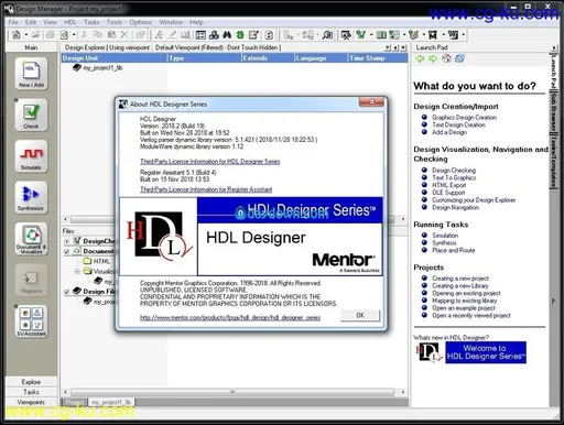 Mentor Graphics HDL Designer Series (HDS) 2018.2的图片2