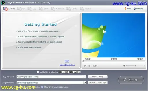 UkeySoft Video Converter 10.6.0的图片1